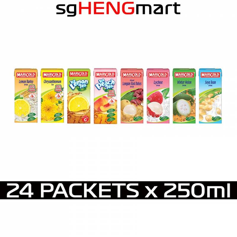 MARIGOLD Asian Drinks CARTON (24 Packets x 250ml)