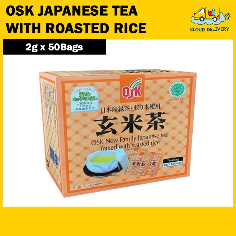 OSK Japanese Green Tea Mixed with Roasted Rice (50s x 2g)