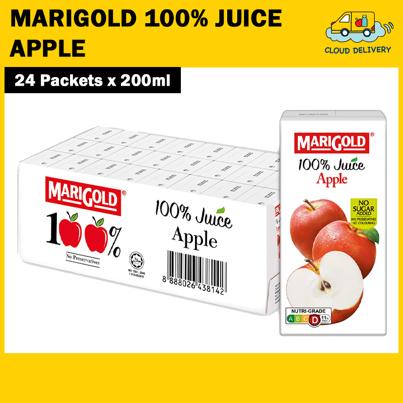 Marigold 100% Juice (24 x 200ml) - Apple