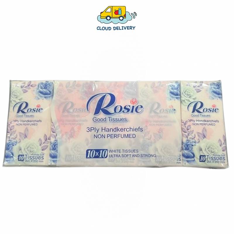 Rosie Good Tissue 3PLY , (10 Packs x 10s)