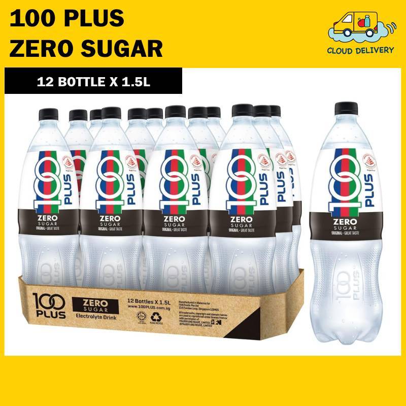 [BCRS] 100 Plus Zero Sugar Bottle (12 x 1.5L)