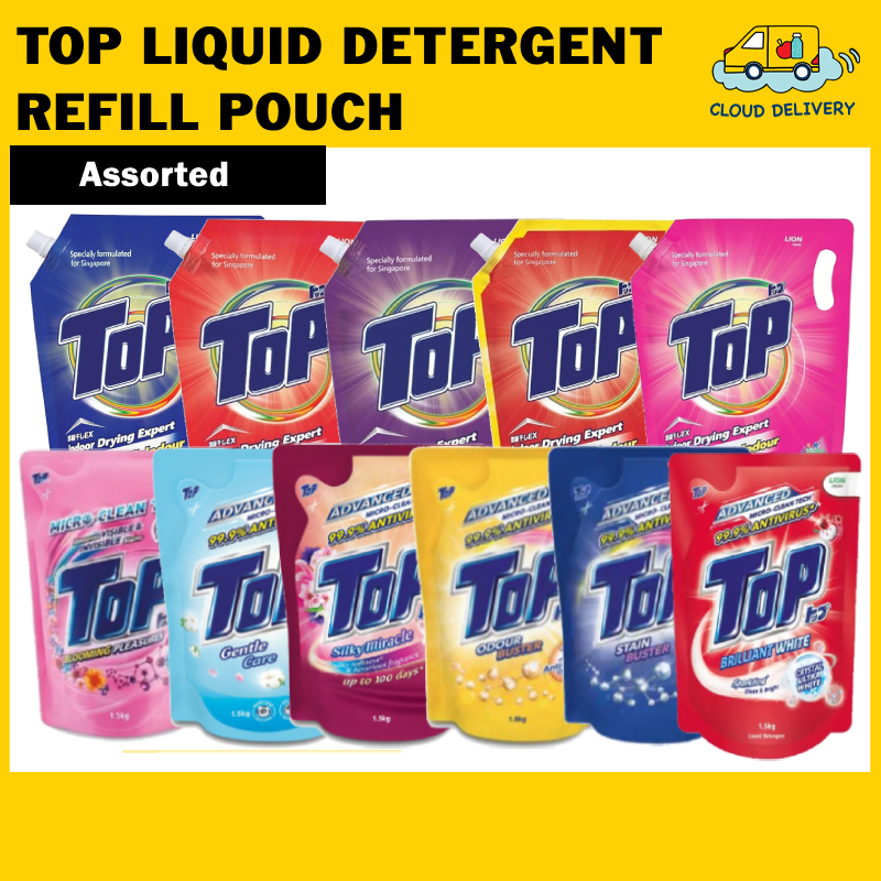 Top Concentrated Liquid Detergent Refill Pack (1.5kg / 1.6kg)