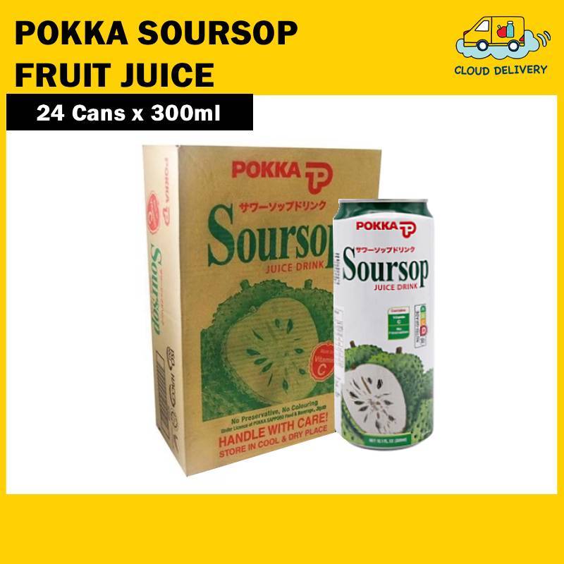 [BCRS] Pokka Soursop Fruit Juice Can (24 x 300ml)