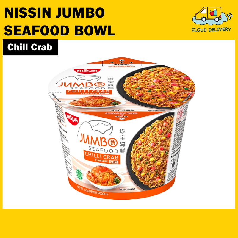 Nissin Jumbo Seafood Chilli Crab Bowl 121g