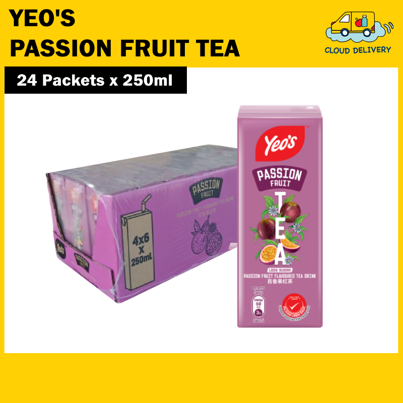Yeo's Passion Fruit Tea Packet (24 x 250ml)