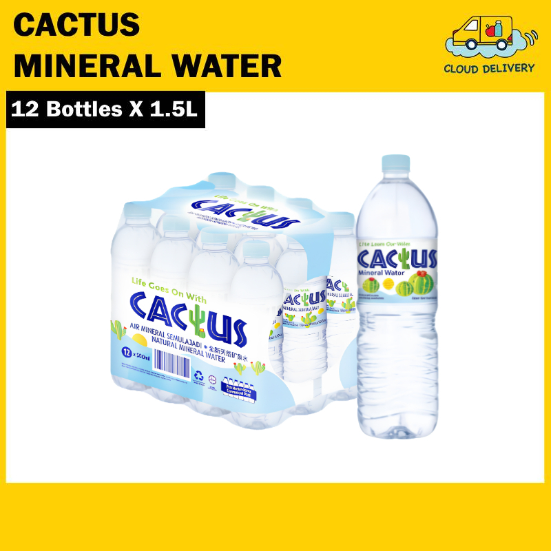 Cactus Natural Mineral Water (12 x 1.5L)