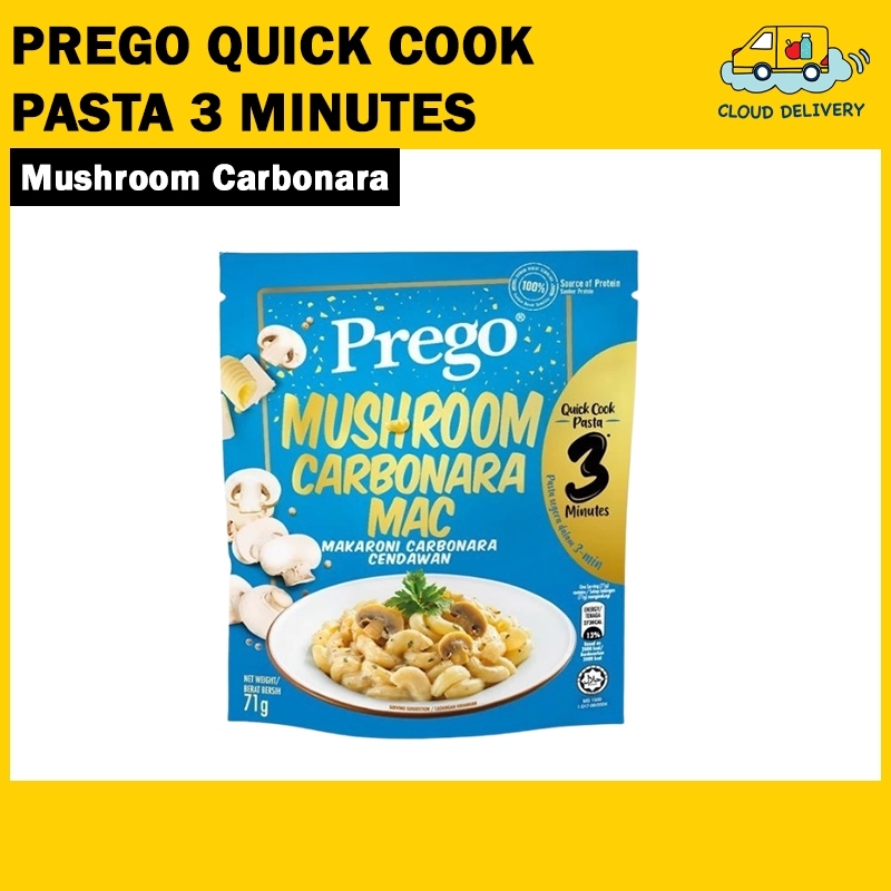 [CLEARANCE] Prego Quick Cook Pasta 70g - Mushroom Carbonara - Expiry 10 Oct 2026