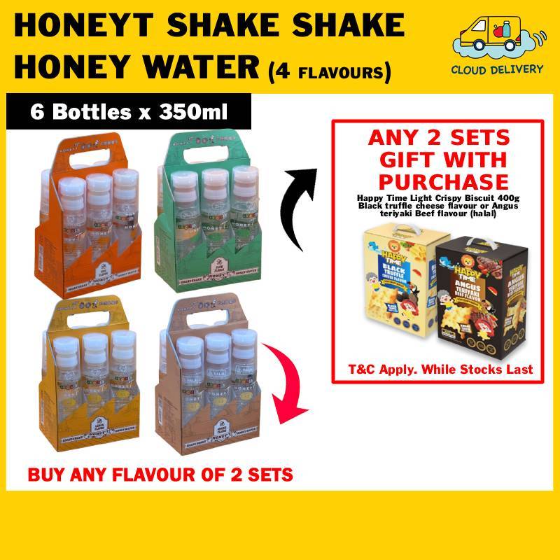 HoneyT Shake Shake Honey Water (12 x 350ml)