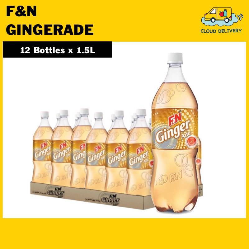 F&N Bottled Drink - Gingerade (12 x 1.5L) - Expiry 07 Jan 2027