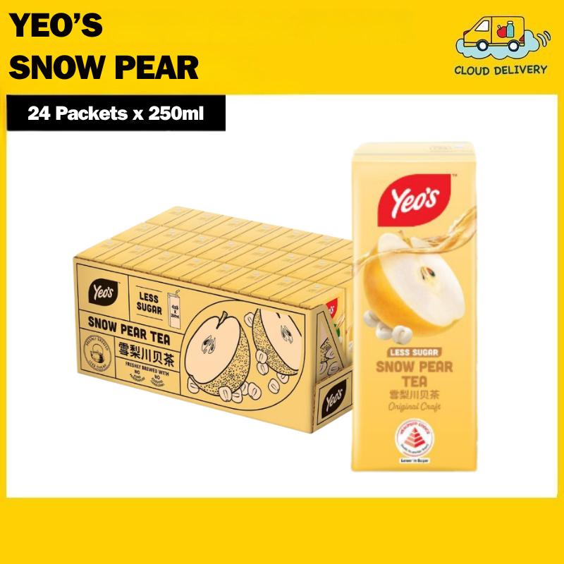 Yeo's Snow Pear Packet (24 x 250ml)