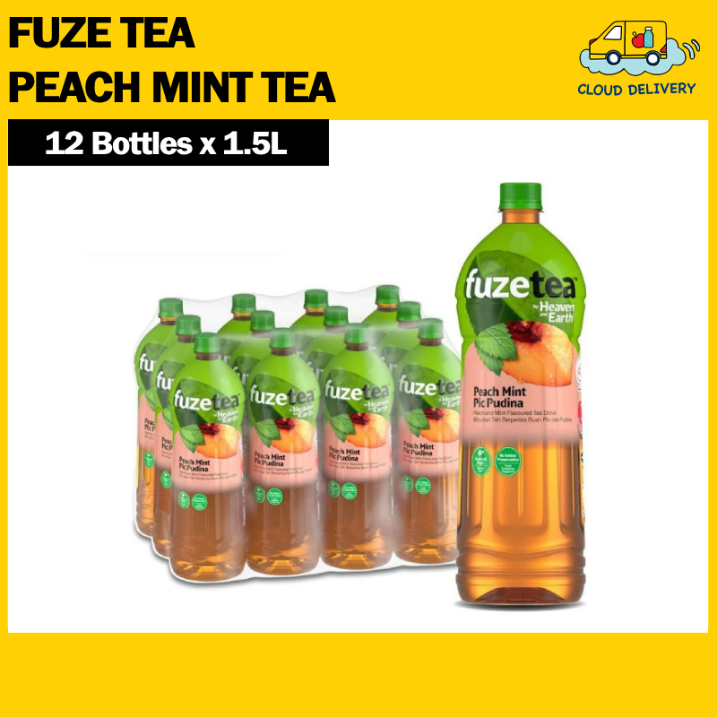 [BCRS] Fuze Tea Peach Mint Tea Bottle (12 x 1.5L)