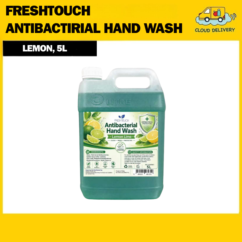 FreshTouch Lemon Lime Antibacterial Hand Wash 5L